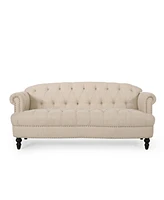 Simplie Fun Elegant Beige Sofa: Comfort And Style