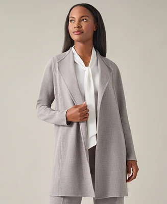 Kasper Women's Draped Open-Front Jacket