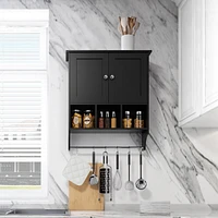 Premium Bathroom Cabinet with Ample Storage and Towel Bar