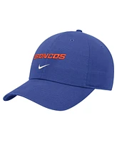 Nike Men's Royal Boise State Broncos 2024 Sideline Club Adjustable Hat