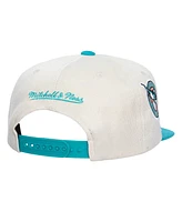 Mitchell & Ness Men's Cream Florida Marlins Cooperstown Collection Speed Zone Snapback Hat