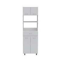 Fm Furniture Auburn Microwave Pantry Cabinet