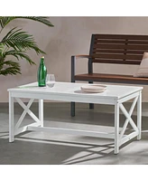 Simplie Fun Acacia Wood Outdoor Coffee Table For Patio