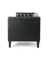 Streamdale Furniture Comfy 3-Seat Sofa With Tufted Back, Modern Living Room