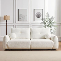Lambswool 2-Seater Sofa with Cushions