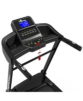3.5HP Foldable Treadmill with Bluetooth, Shock Absorption, and App