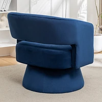 Cozy Swivel Barrel Chair: Luxurious Comfort, Effortless Rotation