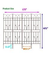 4 Pack 71" Rustproof Trellises for Climbing Plants
