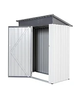 Streamdale Furniture 5x3FT Metal Storage Shed: Durable, Rainproof, Easy Assembly