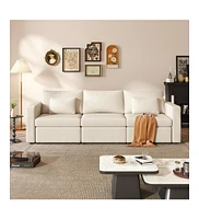 Simplie Fun Oversized Modular Sectional Sofa, L-Shape or U-Shape