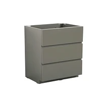 Alice Gray Vanity: Maximized Storage, Sleek Finish