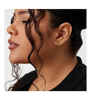 Ana Luisa Gold Huggie Earrings - Alessia