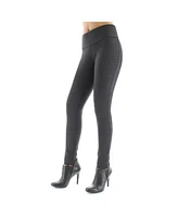 MeMoi Women's Simply Black Athletic Leggings