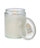 Aromatique Juniper Berry Textured Glass Candle with Lid, 15oz