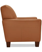 Galligher 36" Leather Chair, Created for Macy's