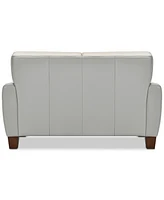 Galligher 59" Leather Loveseat, Created for Macy's