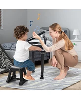 Slickblue Keys Kids Piano Keyboard with Stool and Lid