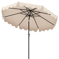 Slickblue Patio Umbrella with Crank Handle and Push Button Tilt