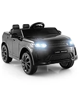 12V Kids Ride On Car with Remote Control Lockable Doors Slow Start System and Led Lights