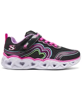 Skechers Little Girls Heart Lights