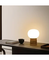 Brightech Neptune 12" Led Table Lamp with Natural Stone Base