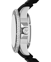 Emporio Armani Men's Automatic Black Silicone Strap Watch 42mm