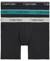 Calvin Klein Men's 3-Pack Microfiber Stretch Boxer Briefs Underwear