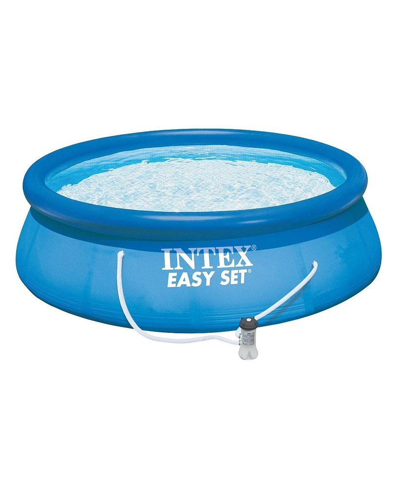 Intex 15ft x 48in Easy Swimming Pool Kit w/ 1000 Gph Gfci Filter Pump 26167EH