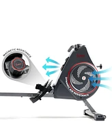 Sunny Health & Fitness Air+ Magnetic Rowing Machine with Exclusive SunnyFit App and Smart Bluetooth Connectivity