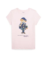 Polo Ralph Lauren Big Girls Bear Cotton Jersey Tee