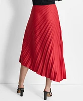 Dkny Women's Pleated Asymmetrical Midi Skirt