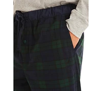 Nautica Men's Classic-Fit Plaid Fleece Pajama Pants