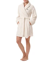 Tommy Hilfiger Women's Long-Sleeve Belted Plush Robe