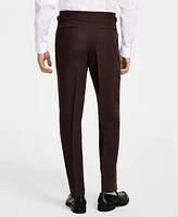 Calvin Klein Men's Slim-Fit Linen-Blend Dress Pants