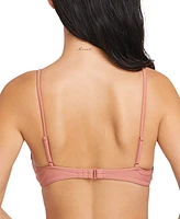 Volcom Juniors' Simply Solid Scoop-Neck Bikini Top