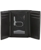 Perry Ellis Portfolio Men's Slim Leather Trifold Wallet