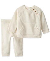 Little Planet by Carter's Baby Organic Cotton Sweater Knit Pullover & Pants, 2 Piece Set