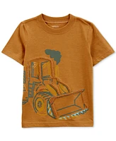 Carter's Toddler Boys Bulldozer Flocked Graphic T-Shirt