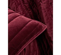 Hotel Collection Channeled Velvet 3-Pc. Coverlet Set, Full/Queen, Exclusively at Macy's