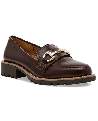 Dv Dolce Vita Women's Celeste Tailored Hardware Chain Lug Sole Loafers
