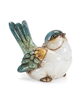 Slickblue Bird Figurine Set of 6 Rustic Decorative Accents for Your Home