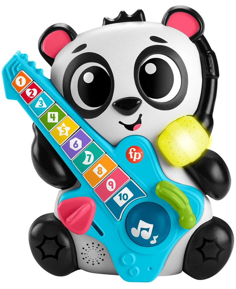 Fisher-Price Link Squad Jam Count Panda Baby Learning Toy with Music Lights - Multi