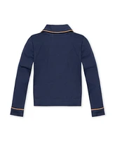 Hope & Henry Girls Dressy Ponte Collared Jacket