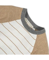 Hope & Henry Boys Organic Long Sleeve Raglan Sweater