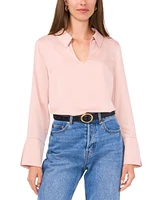 Vince Camuto Women's Long-Sleeve Collared Top