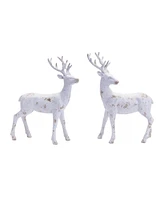 Slickblue Deer (Set of 2) 12"H Resin