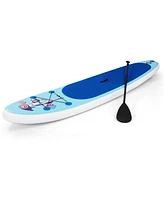 Skonyon 10 Feet Inflatable Stand Up Paddle Board with Adjustable Paddle Pump