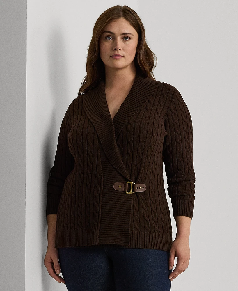 Lauren Ralph Lauren Plus Size Buckled Sweater