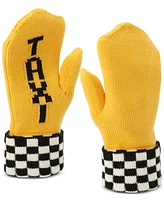 Kate Spade New York Women's Taxi Checkboard Mittens