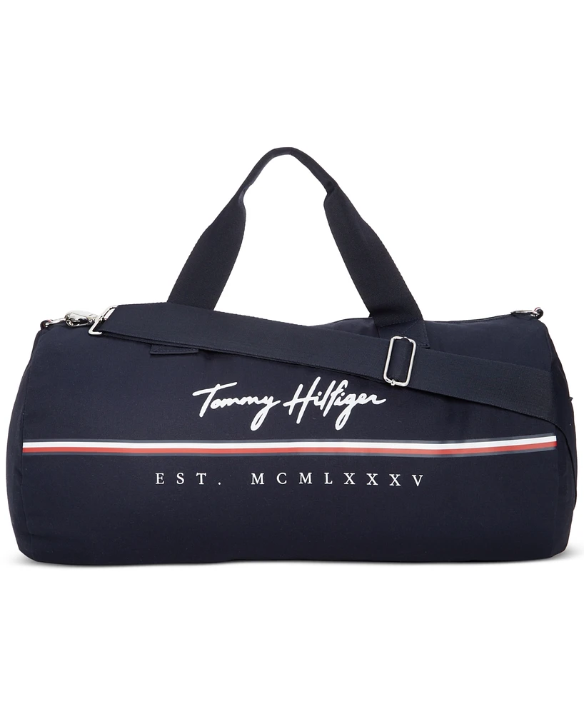 Tommy Hilfiger Men's York Logo Duffle Bag